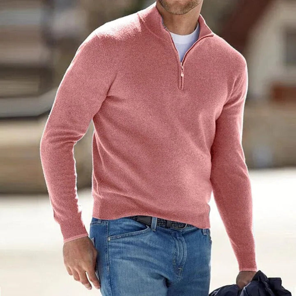 Niki | Men's Quarter Zip Pullover Sweater