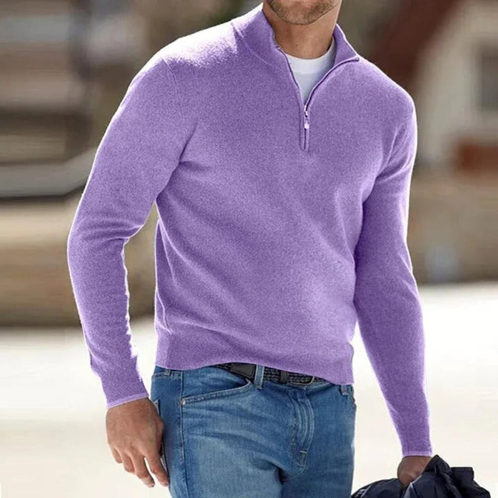 Niki | Men's Quarter Zip Pullover Sweater