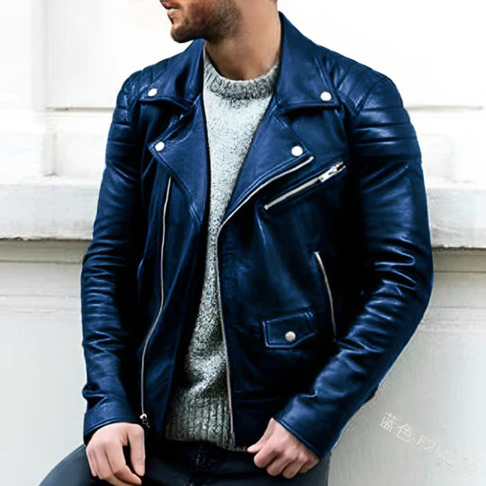 Niki | Men's Quilted Biker Jacket