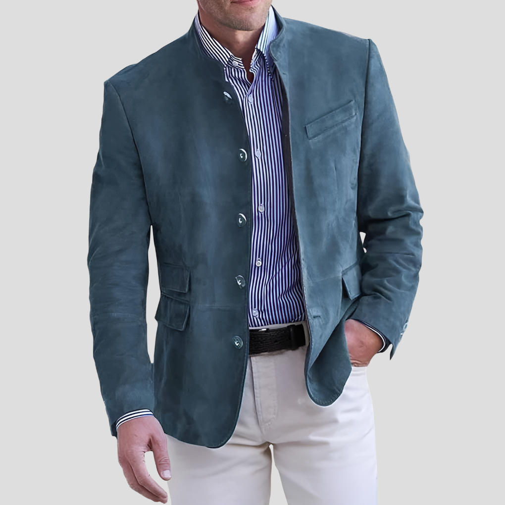 Niki | Men's Stand-Up Collar Blazer