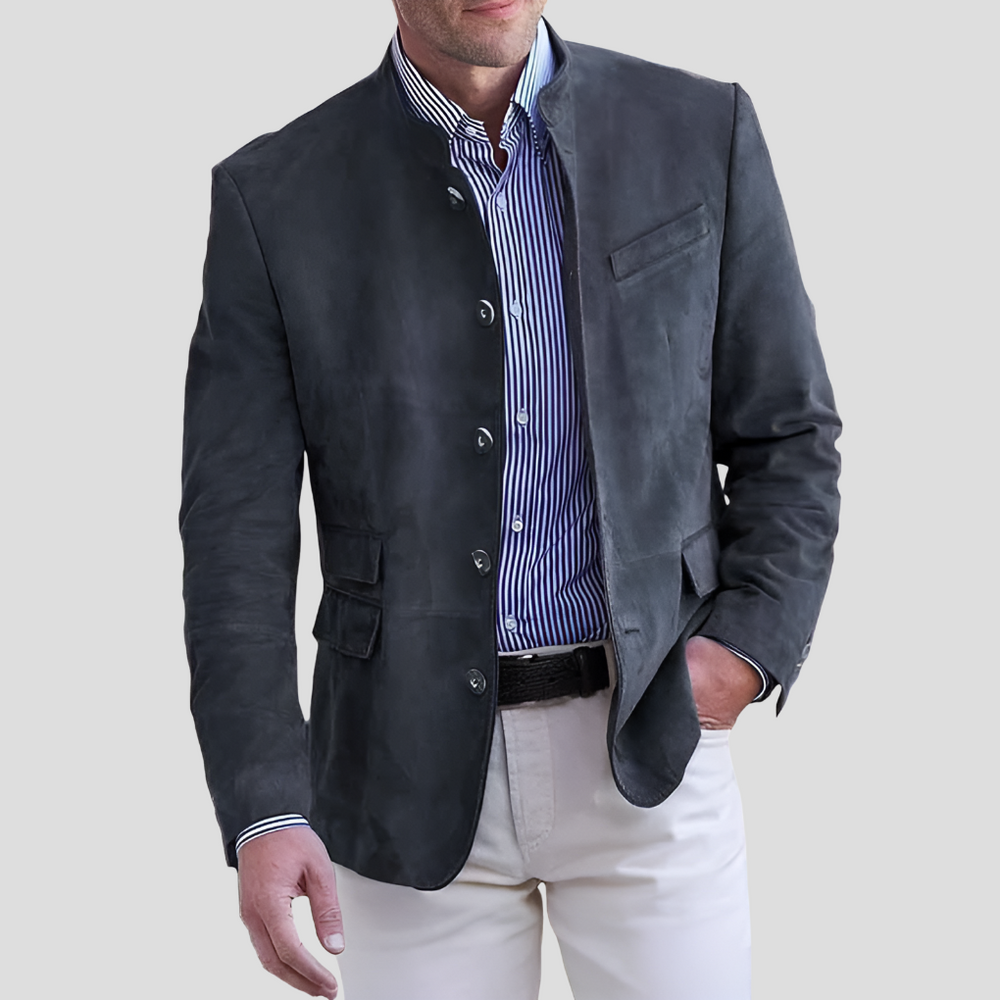 Niki | Men's Stand-Up Collar Blazer