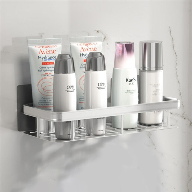 Niki | Metal Suction Cup Bathroom Shelves
