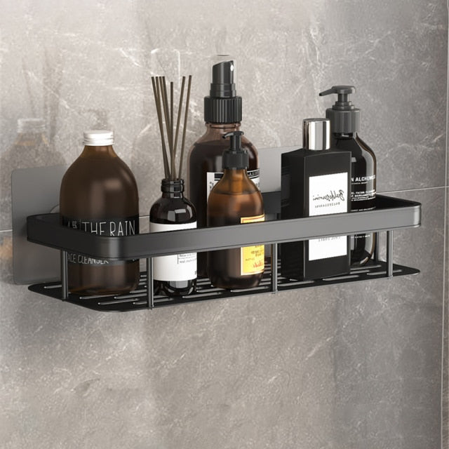 Niki | Metal Suction Cup Bathroom Shelves