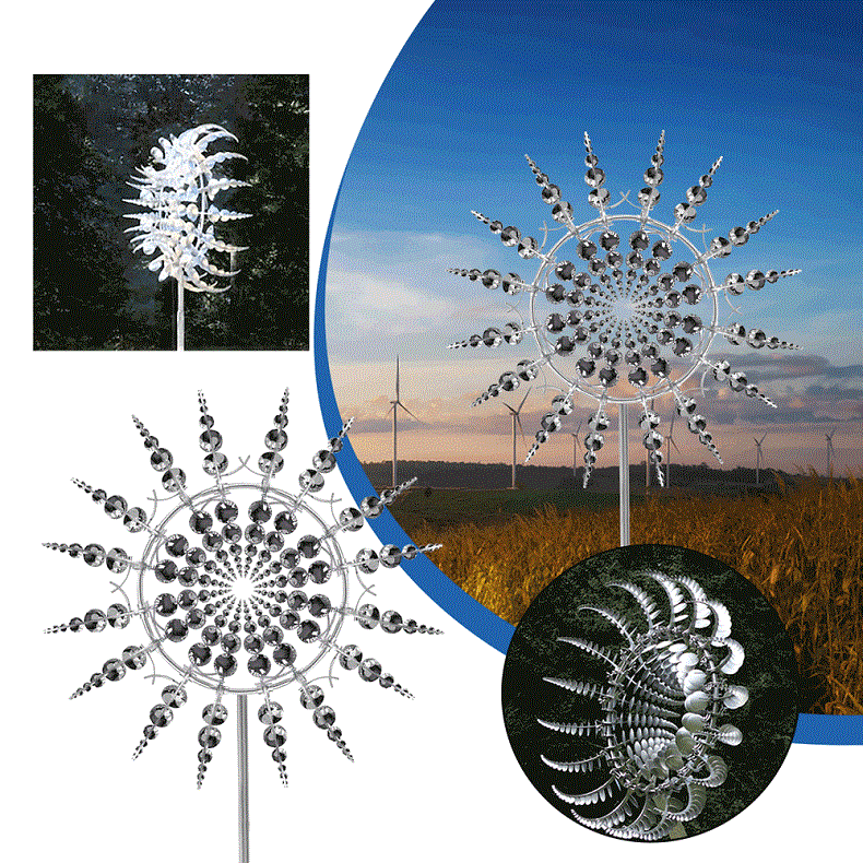 Niki Metal Wind Spinner for Garden