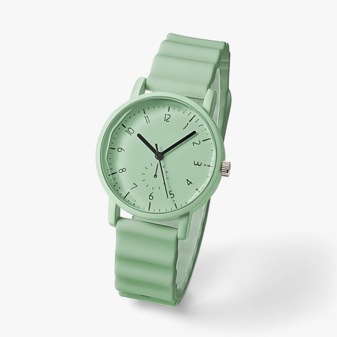 Niki | Mina Jelly Watch – Colorful Quartz Watch with Elegant Silicone Wave Strap