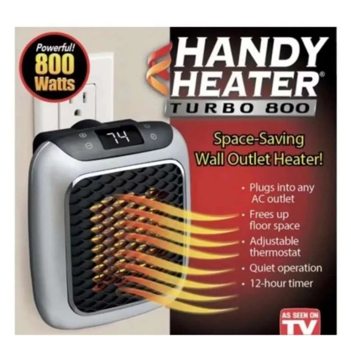 Niki | Mini Electric Heater Compact Fan Heater with Remote Control