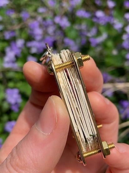 Niki | Mini Flower Press | Compact Botanical Keepsake Maker | Portable Craft Tool