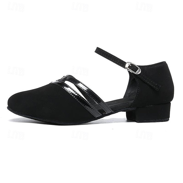 Niki | Modern Dance Shoes for Women - Black - High-Quality Suede