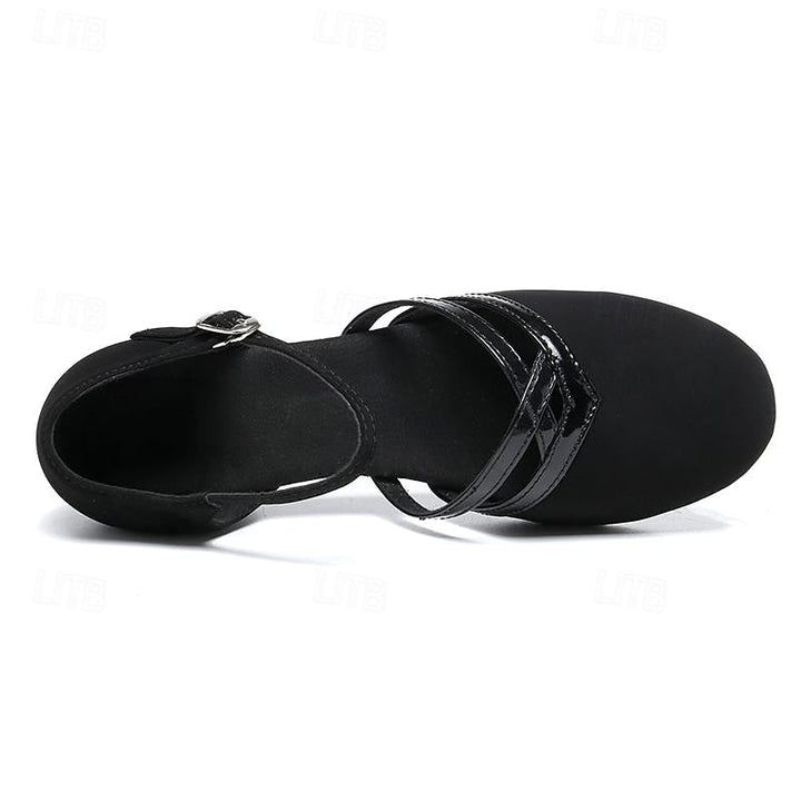 Niki | Modern Dance Shoes for Women - Black - High-Quality Suede