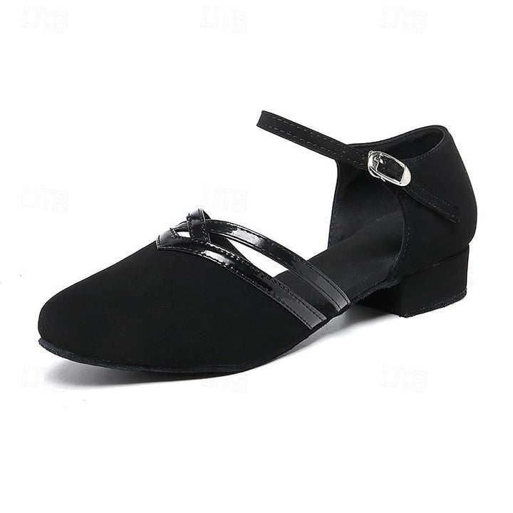 Niki | Modern Dance Shoes for Women - Black - High-Quality Suede