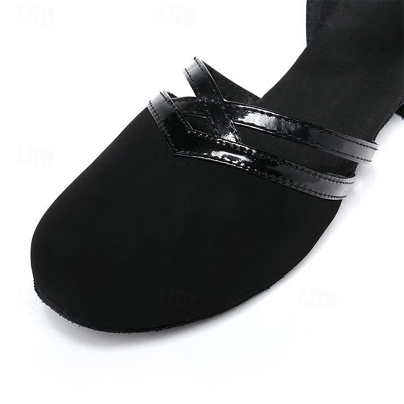 Niki | Modern Dance Shoes for Women - Black - High-Quality Suede