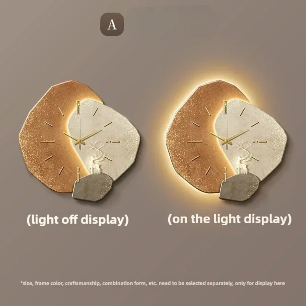 Niki | Modern LED Wall Clock with Ambient Light