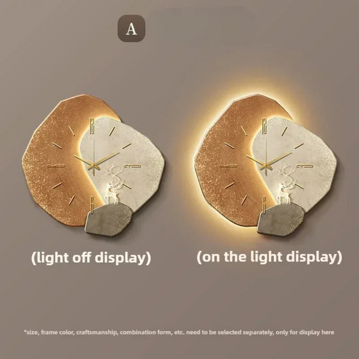 Niki | Modern LED Wall Clock with Ambient Light