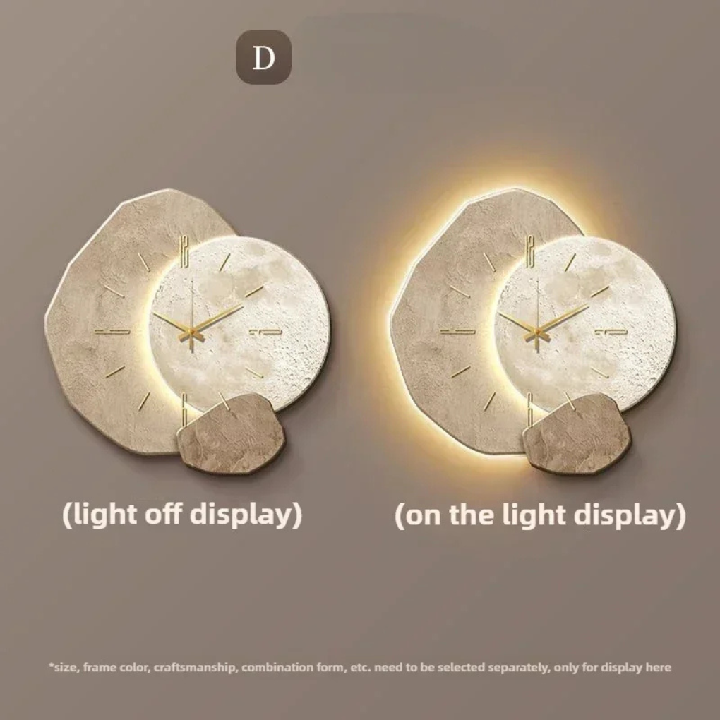 Niki | Modern LED Wall Clock with Ambient Light