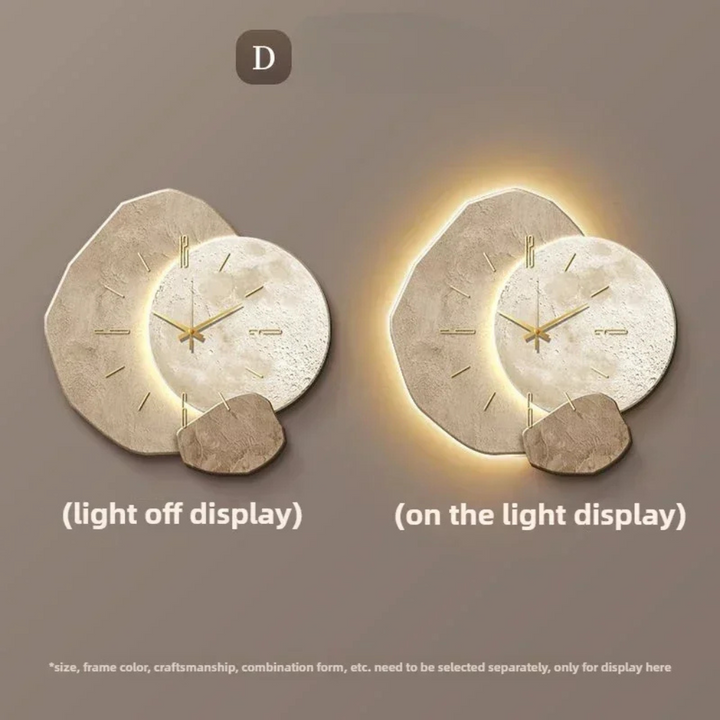 Niki | Modern LED Wall Clock with Ambient Light