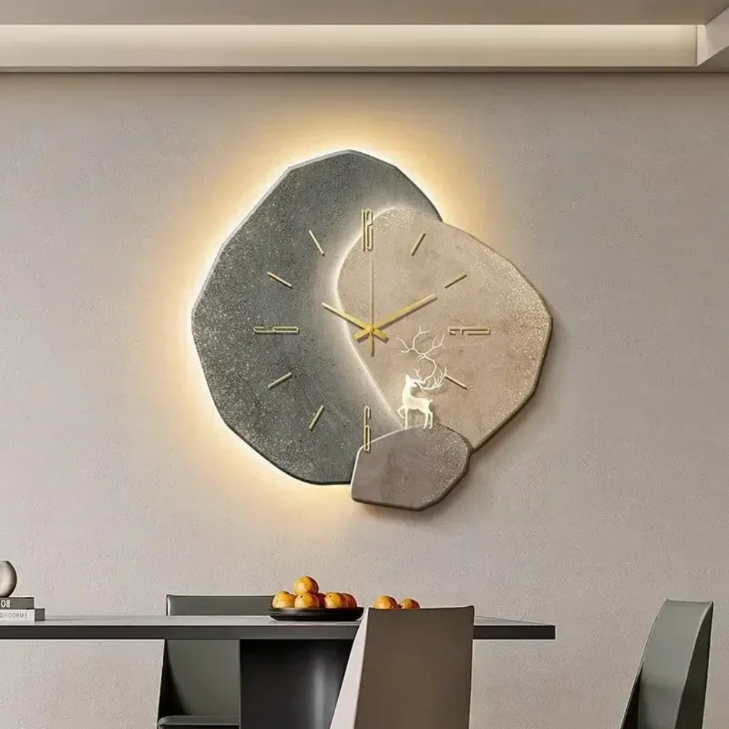 Niki | Modern LED Wall Clock with Ambient Light