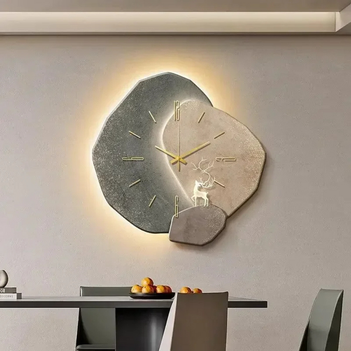 Niki | Modern LED Wall Clock with Ambient Light