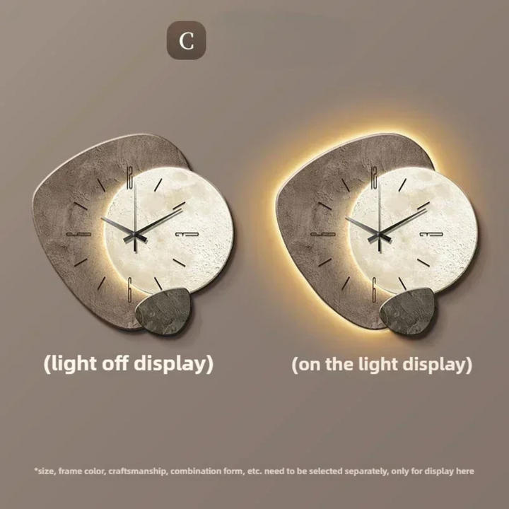 Niki | Modern LED Wall Clock with Ambient Light