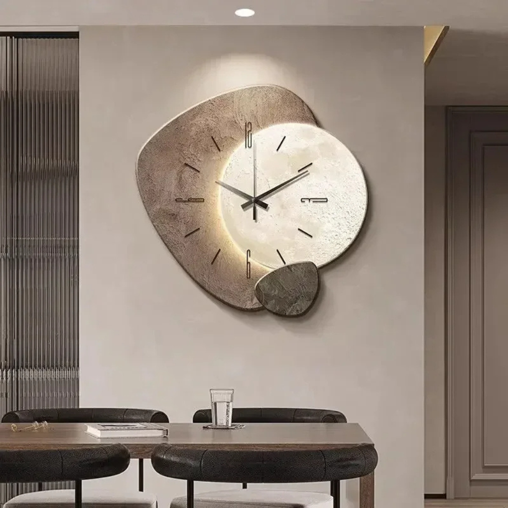 Niki | Modern LED Wall Clock with Ambient Light