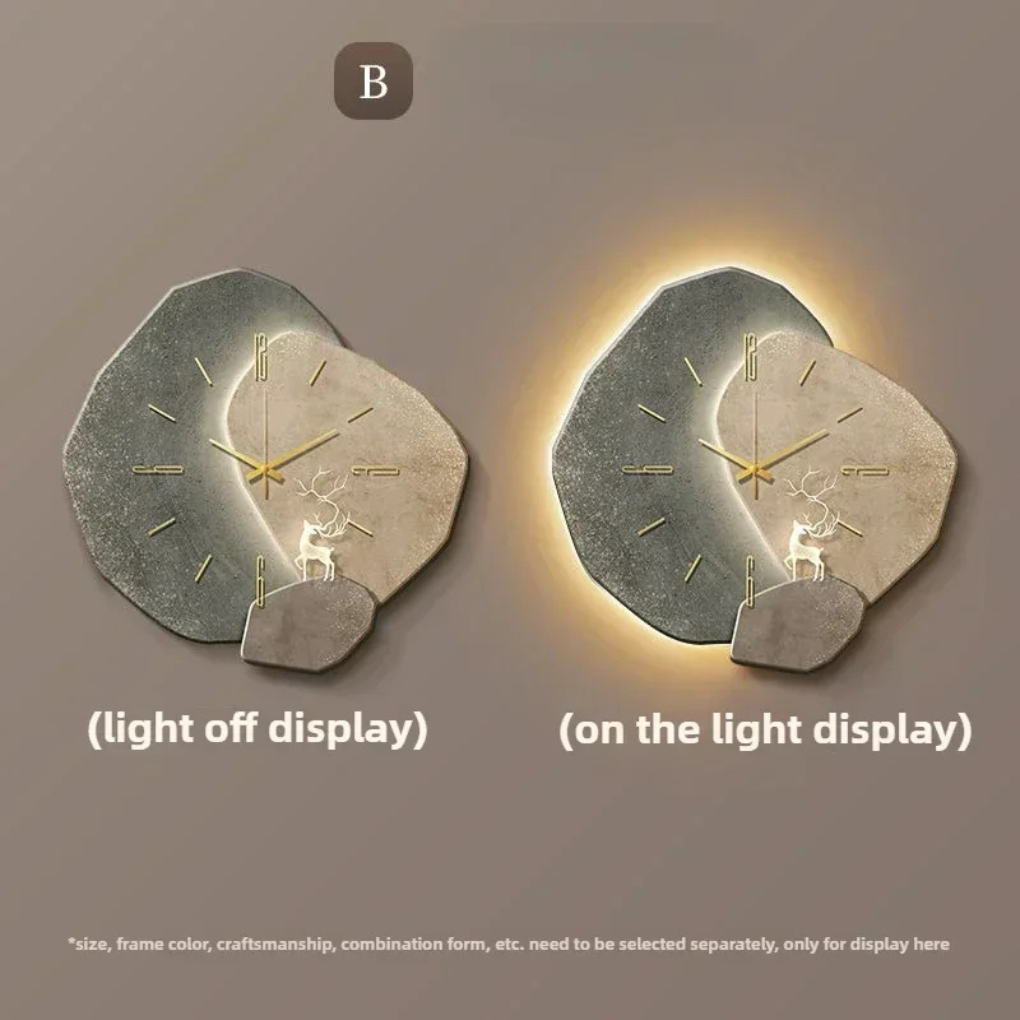 Niki | Modern LED Wall Clock with Ambient Light