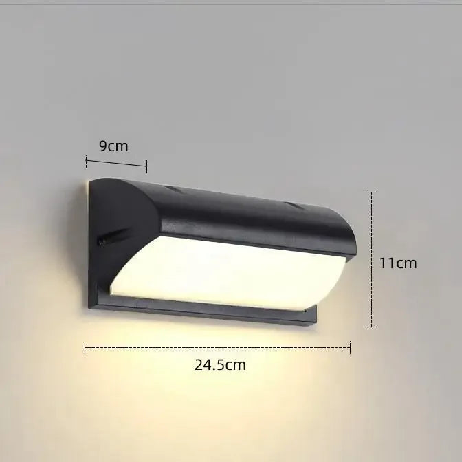 Niki | Modern Motion Sensor Outdoor Wall Light