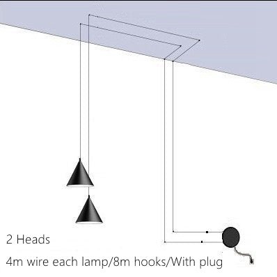 Niki | Modern Pendant Light | Minimalist Metal Design