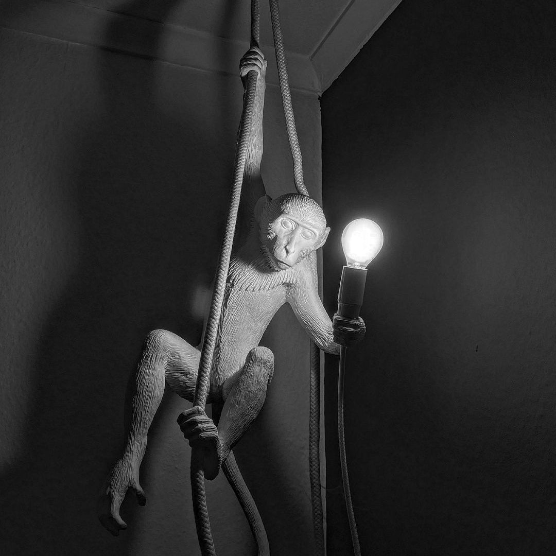 Niki | Monkey Pendant Light | Sculptural Design Object