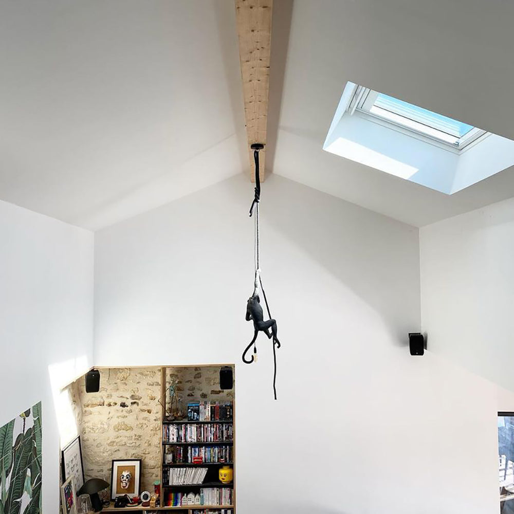 Niki | Monkey Pendant Light | Sculptural Design Object