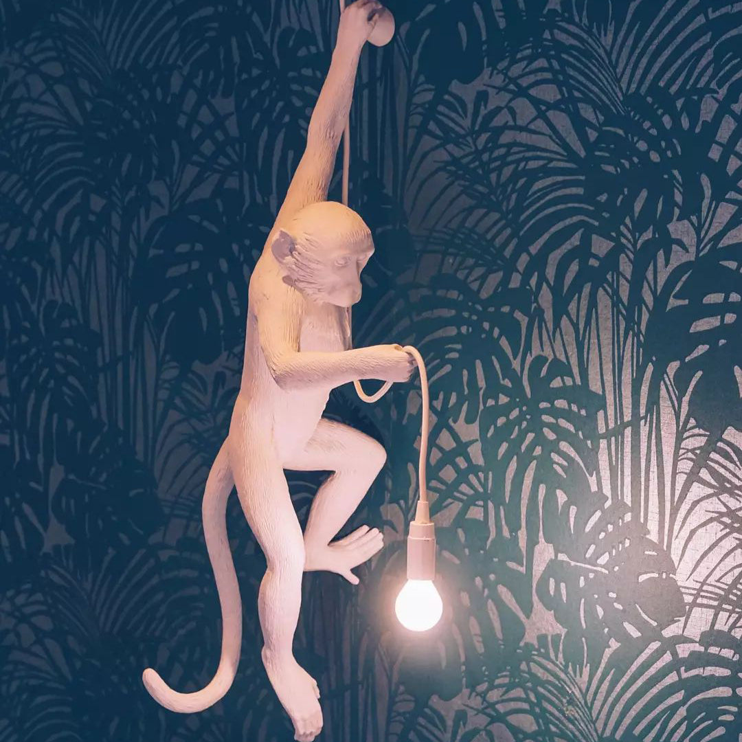 Niki | Monkey Pendant Light | Sculptural Design Object