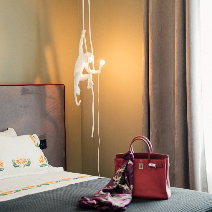 Niki | Monkey Pendant Light | Sculptural Design Object