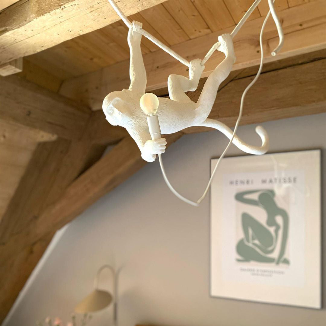 Niki | Monkey Pendant Light | Sculptural Design Object