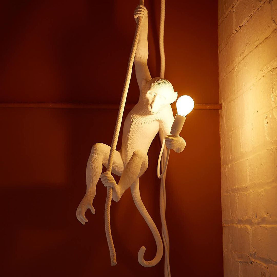 Niki | Monkey Pendant Light | Sculptural Design Object