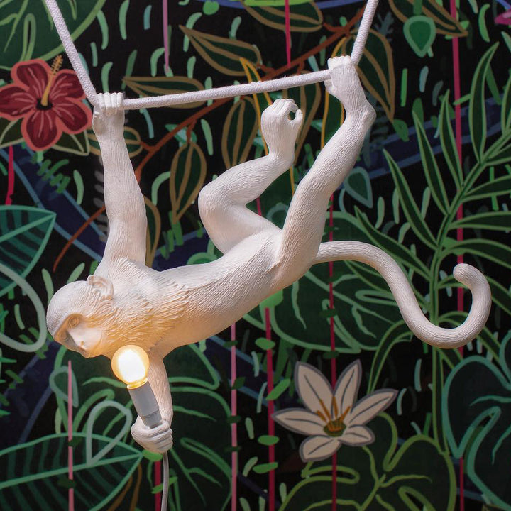 Niki | Monkey Pendant Light | Sculptural Design Object