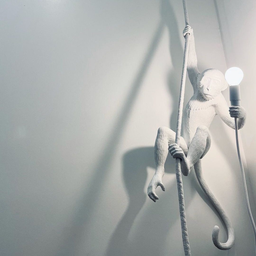 Niki | Monkey Pendant Light | Sculptural Design Object