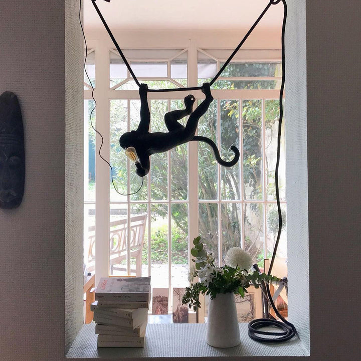 Niki | Monkey Pendant Light | Sculptural Design Object