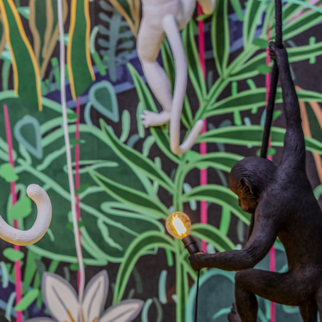 Niki | Monkey Pendant Light | Sculptural Design Object