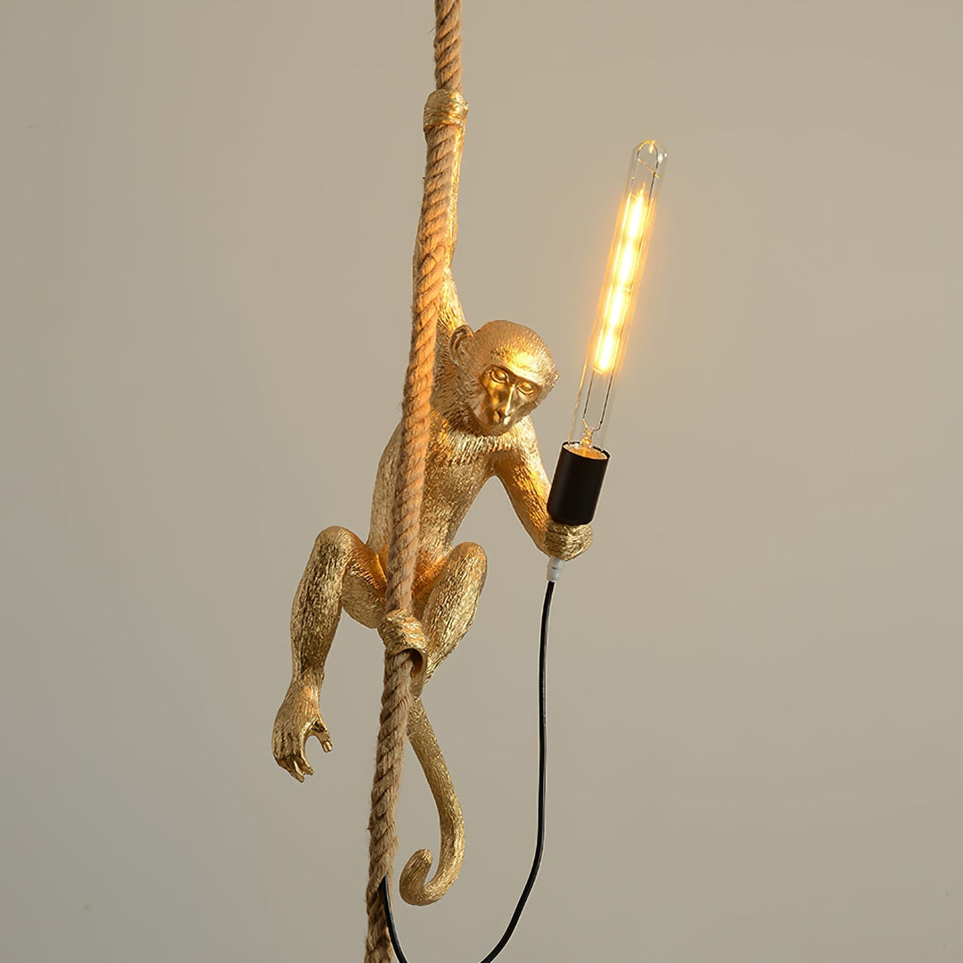 Niki | Monkey Pendant Light | Sculptural Design Object