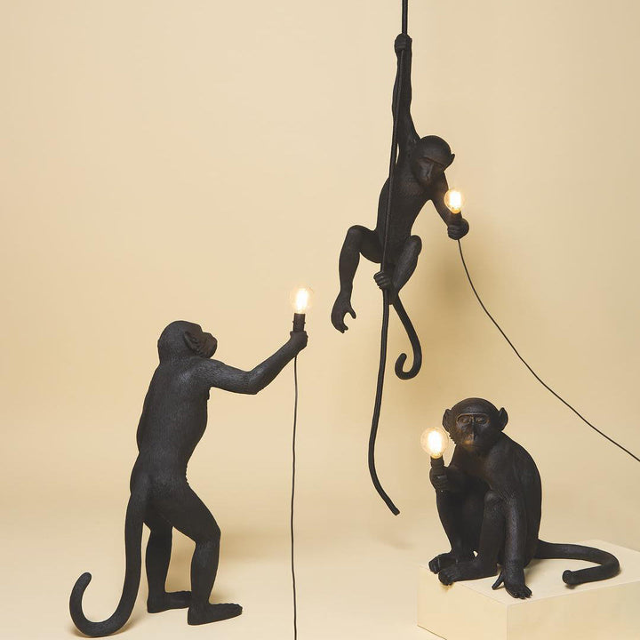 Niki | Monkey Pendant Light | Sculptural Design Object
