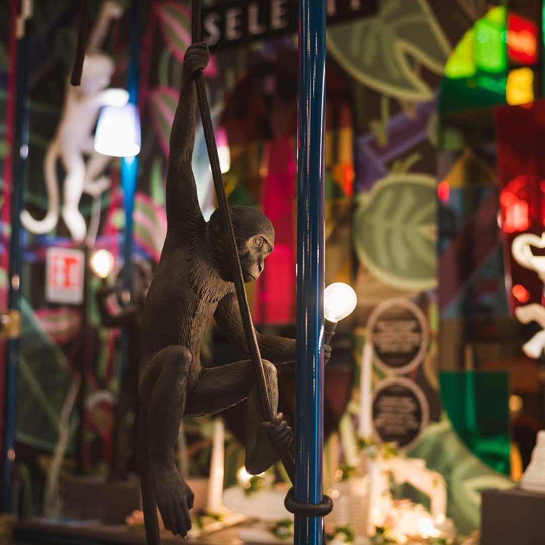Niki | Monkey Pendant Light | Sculptural Design Object