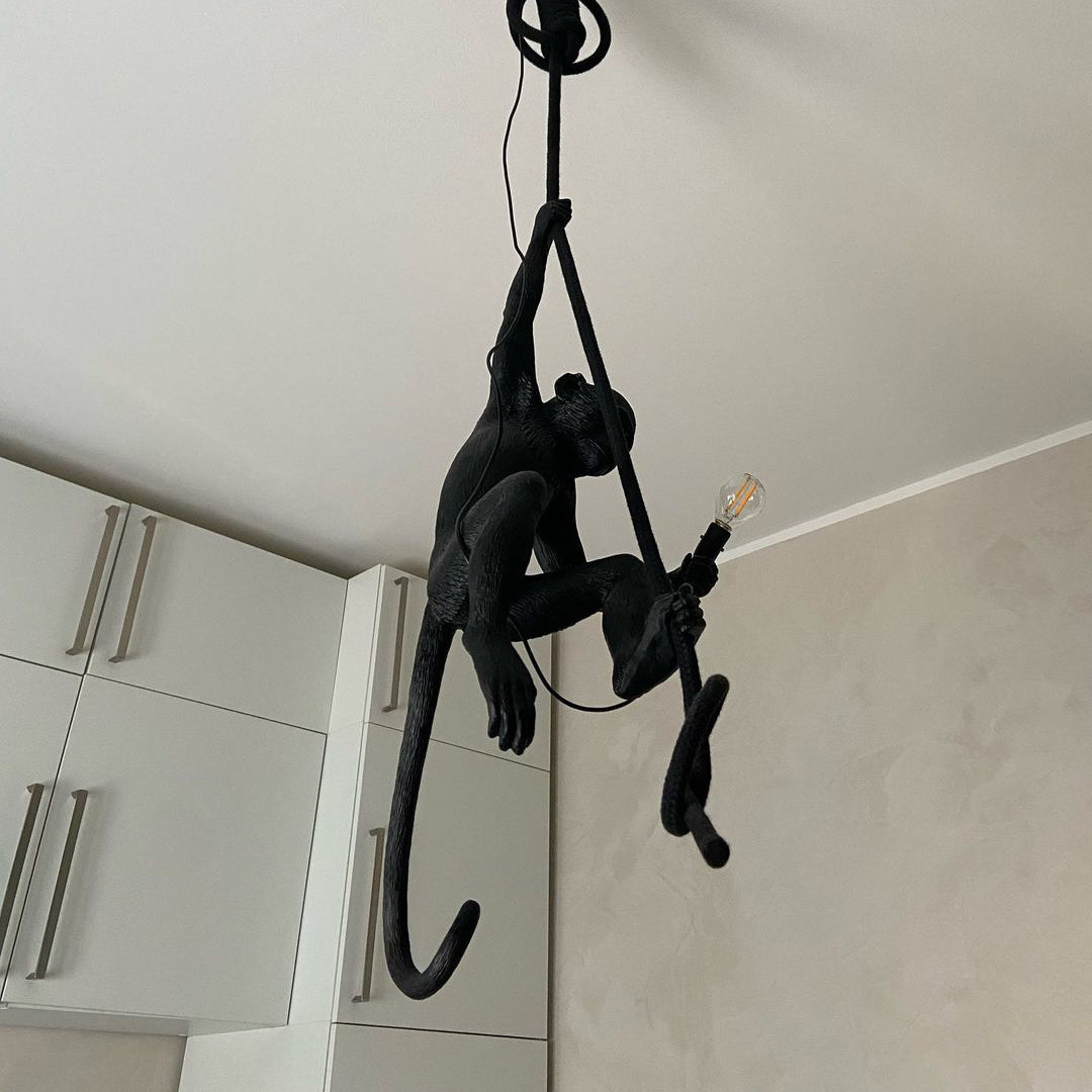 Niki | Monkey Pendant Light | Sculptural Design Object