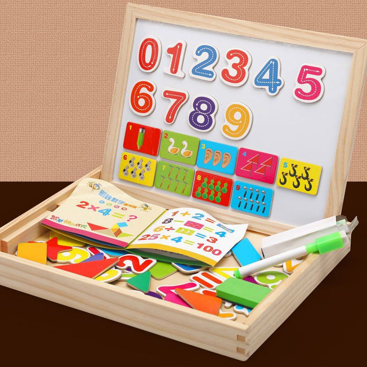 Niki | Montessori 2-in-1 Magnetic Board &amp; Chalkboard for Kids
