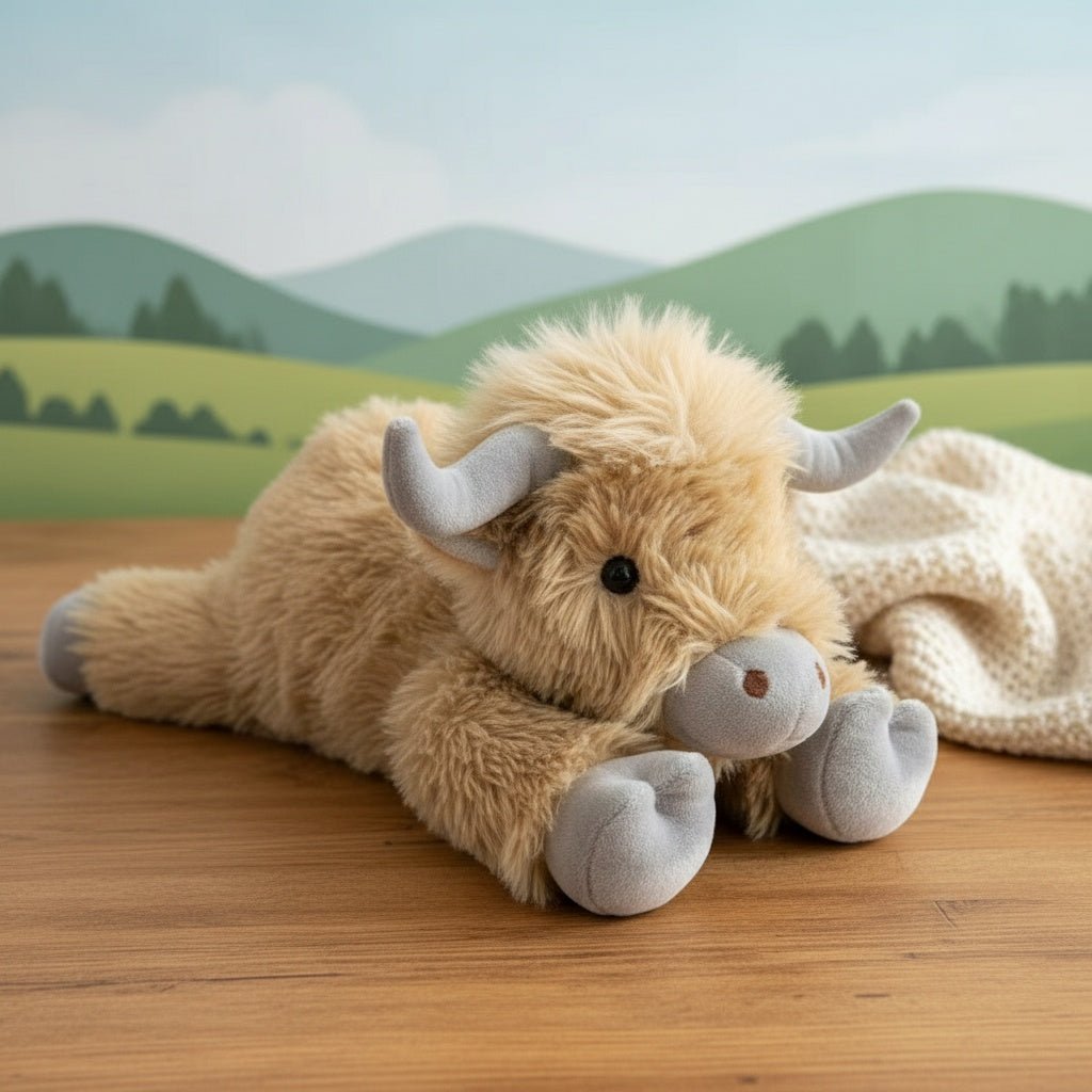 Niki | MOOLETTE – Lovable Highland Cow Plush with Cozy, Huggable Design