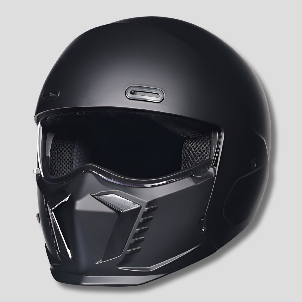 Niki | Motorcycle Full Face Helmet with Integrated Chin Guard
