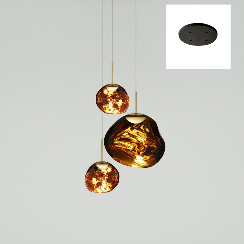 Niki | Multi-Arm Pendant Light | Sculptural Melt Design