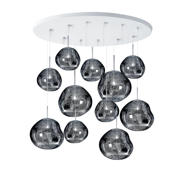 Niki | Multi-Arm Pendant Light | Sculptural Melt Design
