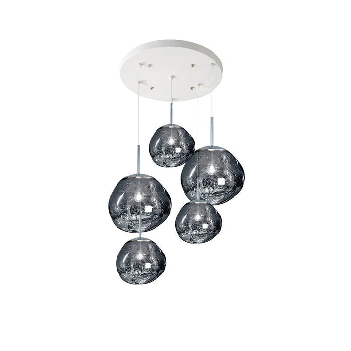 Niki | Multi-Arm Pendant Light | Sculptural Melt Design