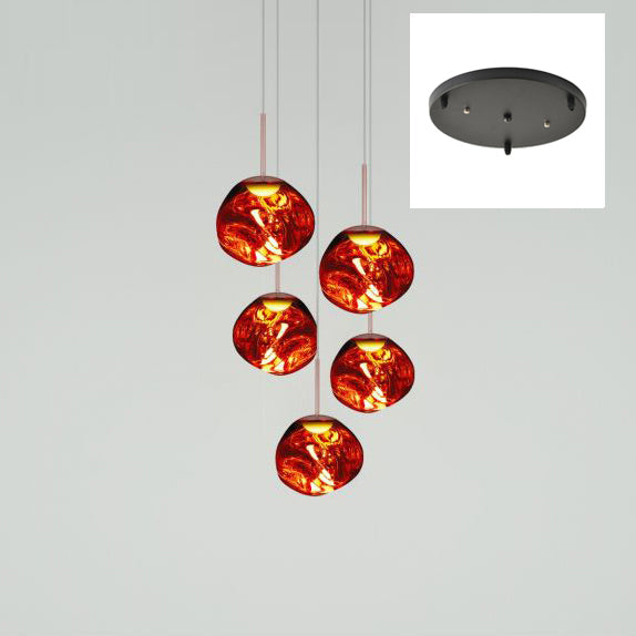 Niki | Multi-Arm Pendant Light | Sculptural Melt Design