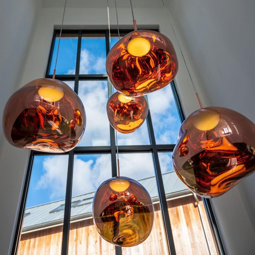 Niki | Multi-Arm Pendant Light | Sculptural Melt Design