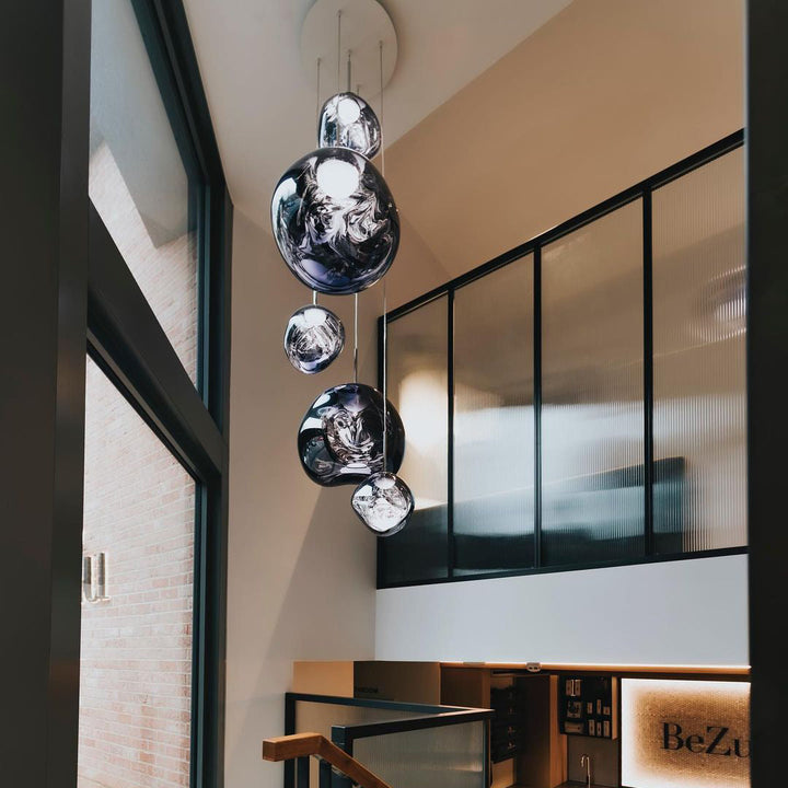 Niki | Multi-Arm Pendant Light | Sculptural Melt Design