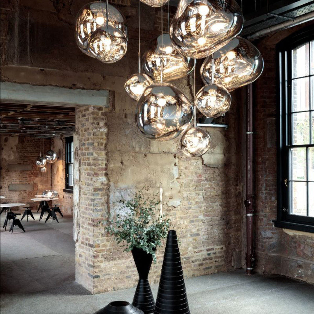 Niki | Multi-Arm Pendant Light | Sculptural Melt Design